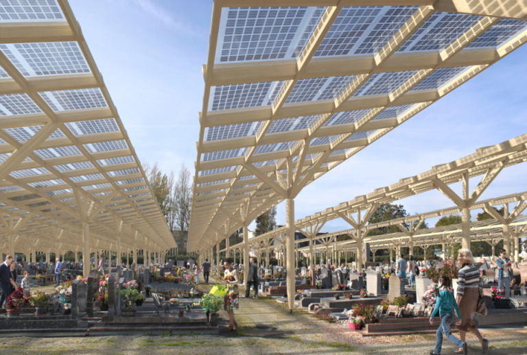 Primeur en France : une commune couvre son cimetière de panneaux solaires, mais pourquoi ?