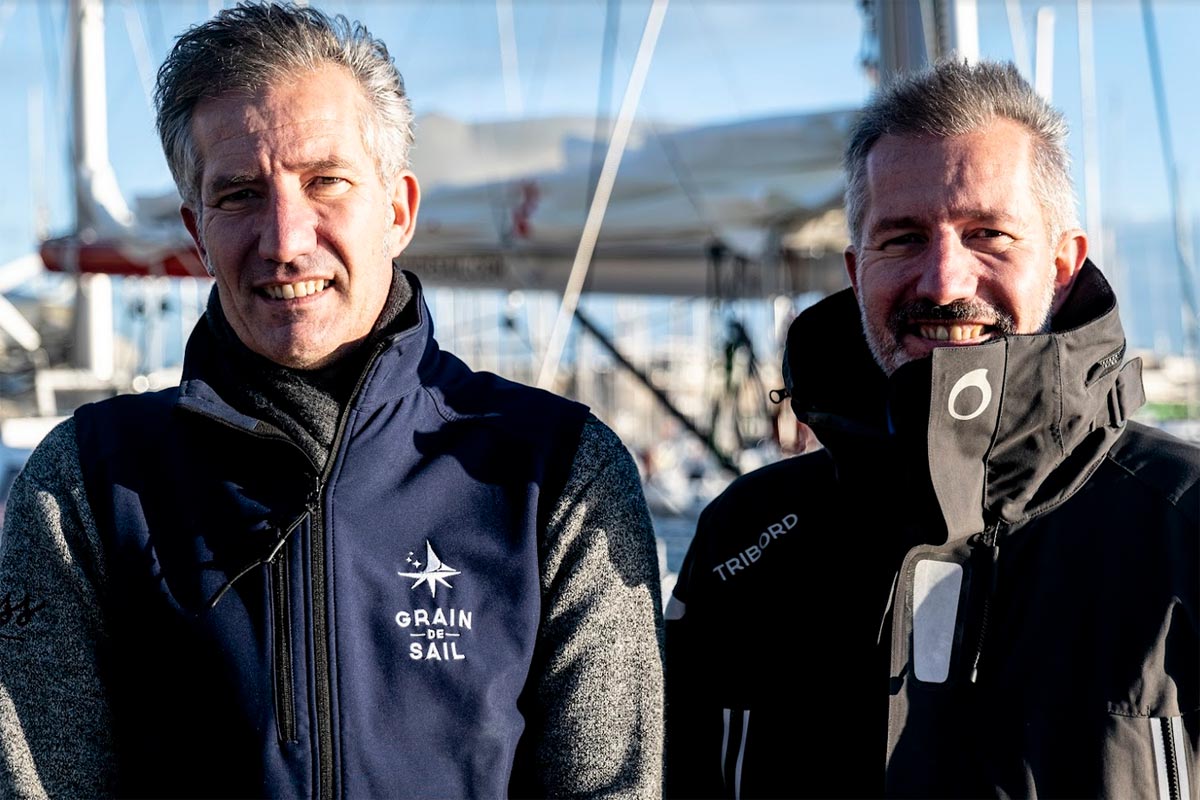 Olivier et Jacques Barreau, fondateurs de Grain de Sail